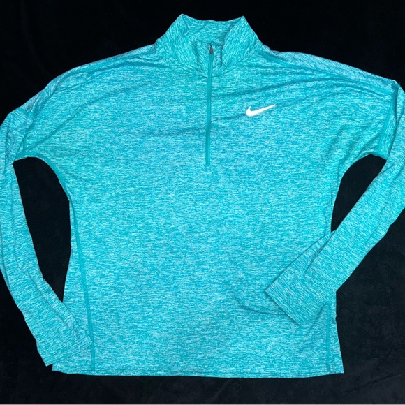 Nike Tops - Nike Turquoise Quarter-Zip Pullover